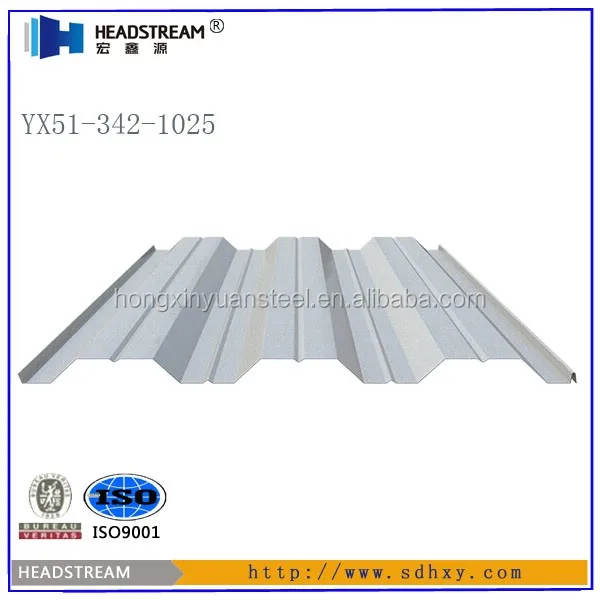 Galvanized Corrugated Steel Sheet Roofing Decking / Galvanized Metal
