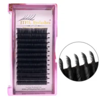 

100 % Hand Made 0.03 - 0.25 mm Thickness OEM JTFIL Hot Selling With Private Label For Individual Eyelash Extension