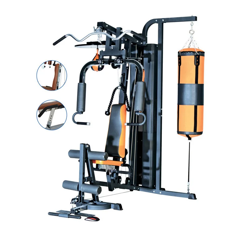 
GS 3005B Commercial 5 in 1 station home gym equipment 8 station multi gym 