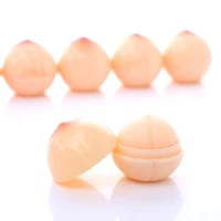 

Romantic Bear New Cute Makeup Peach Shape Moisturizer Nutritious Lip Balm Long Lasting Lips Care Brand Lipstick Balm