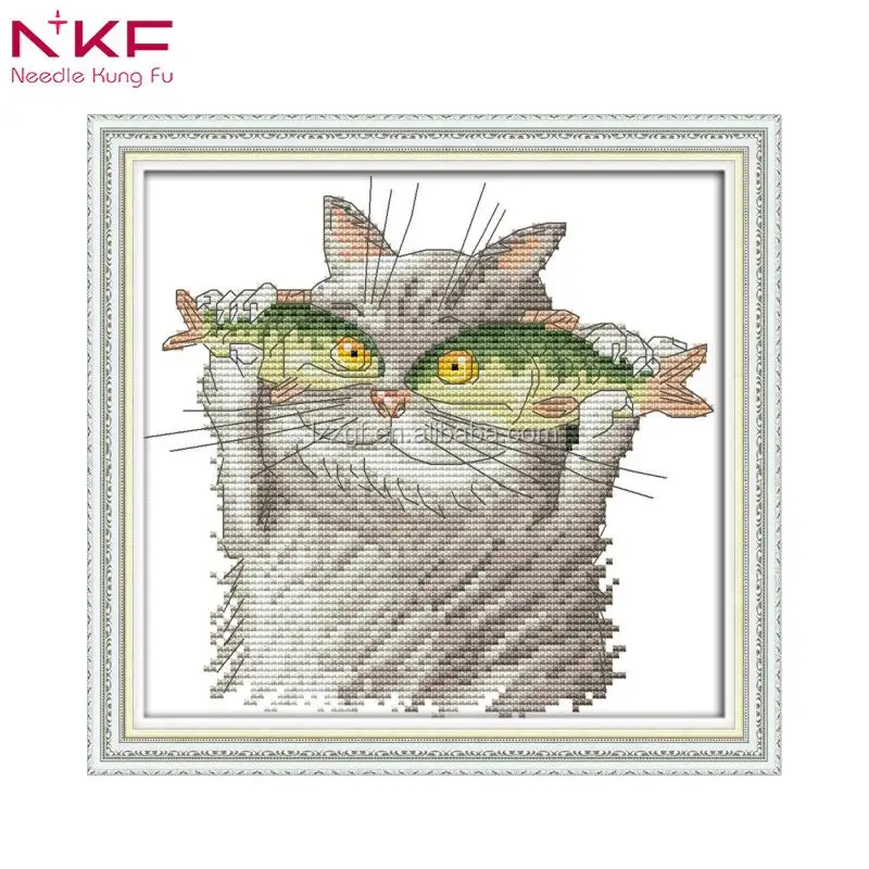 Nkf Aku Suka Ikan Hewan Gaya Kucing Pola Sulaman Diy 14ct 11ct Bordir Cross Stitch Set Untuk Anak Anak Buy Ikan Pola Merajut Diy Cat Set Anak Anak Diy Gift Set Product On Alibaba Com