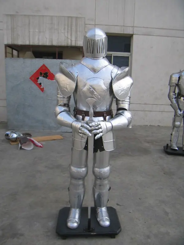 Antique Silver Medieval Metal Armor,full Body Armor Suit,knight Armor 