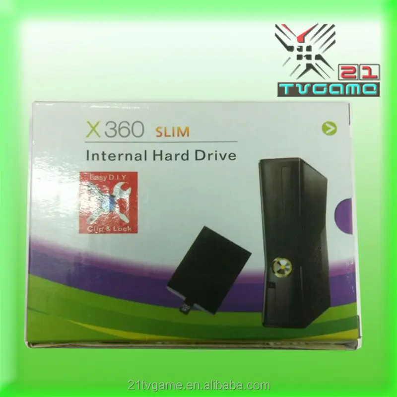 

Inside 100% Original 320GB Hard Drive Disk Slim for XBOX 360 320G Slim Internal Hard Drive Black New Wholesale