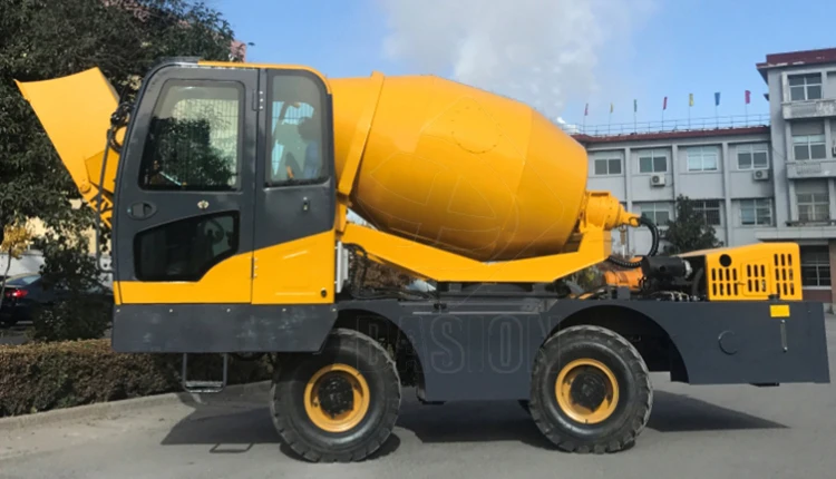 self loading concrete mixer truck