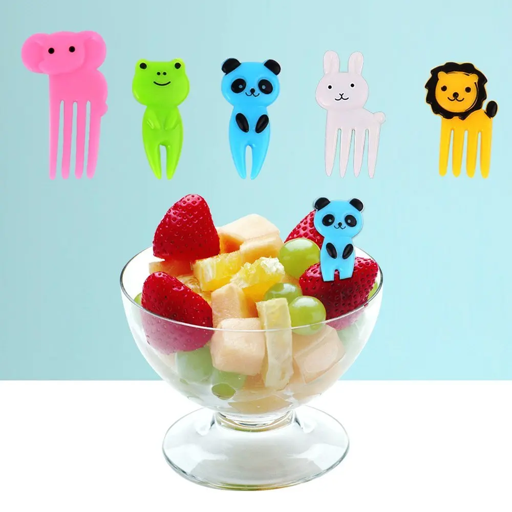 
10 pc Animal Food Picks from Japan Bento Box Accessory Set Lunch Box Elephant 