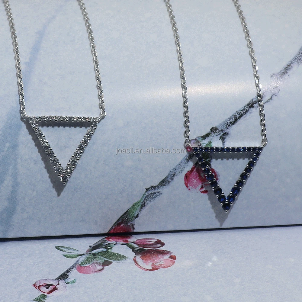 

Joacii t sterling customized silver chain necklace for women, White