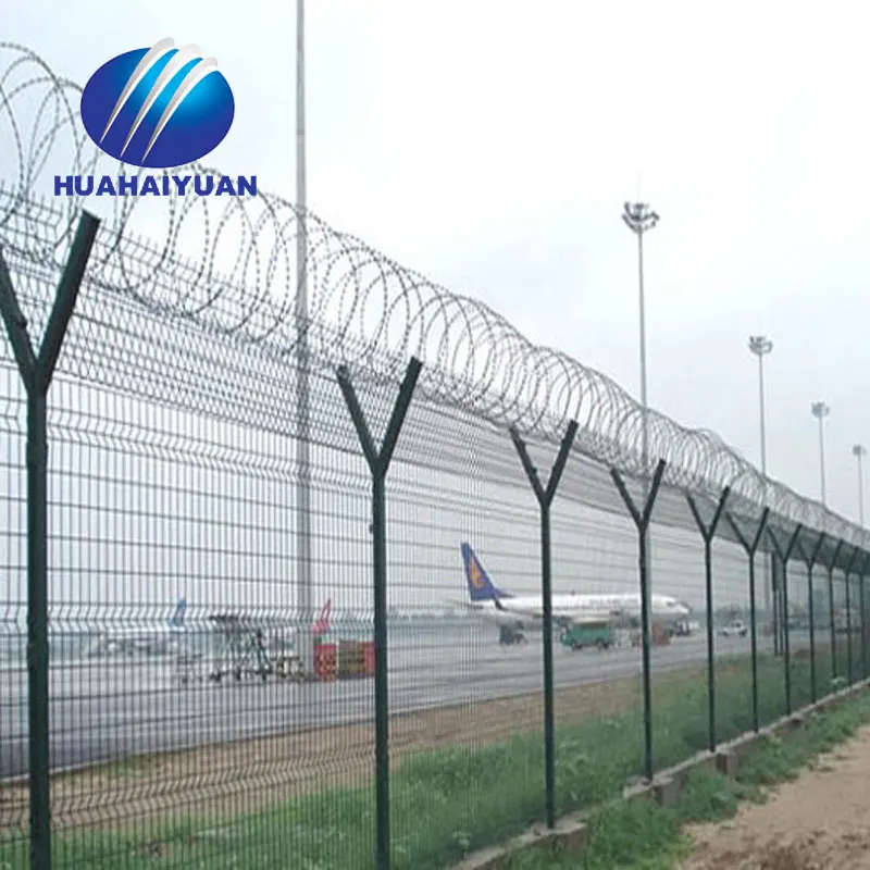 razor wire airport fence 