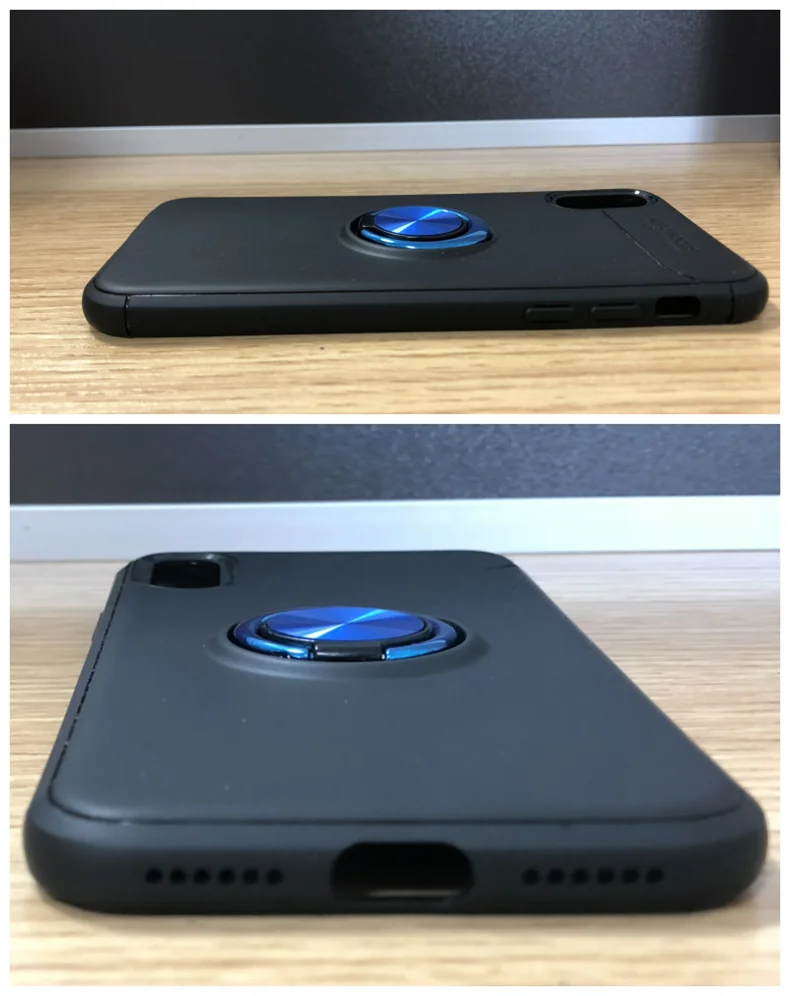 Magnetic Car Mount Hidden Kickstand Phone Case For iPhone Xs XsMax, Shockproof Back Cover Case For iPhone X Mobile Accessories