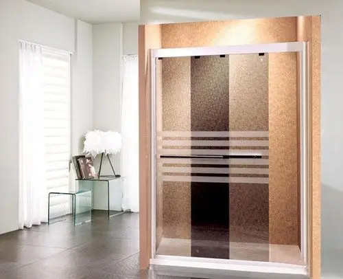 glass slide shower doors tempered glass SYS