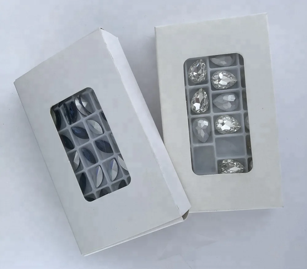 
Crystal garment beads drop shape and loosen beads for shoes and accessories 