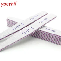 

yaeshii custom printing zebra nail file 100/180 professional nail file