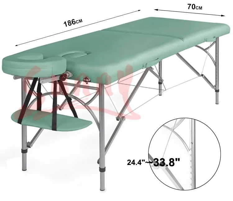 Массажный стол алюминиевый.