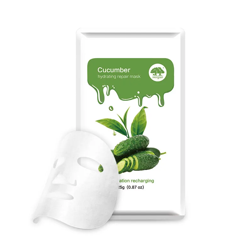 

Nature Fruit Face Mask Cucumber Moisturizing Facial Skin Care Whitening Hydrating Oil Control Blackhead Remover Face Mas