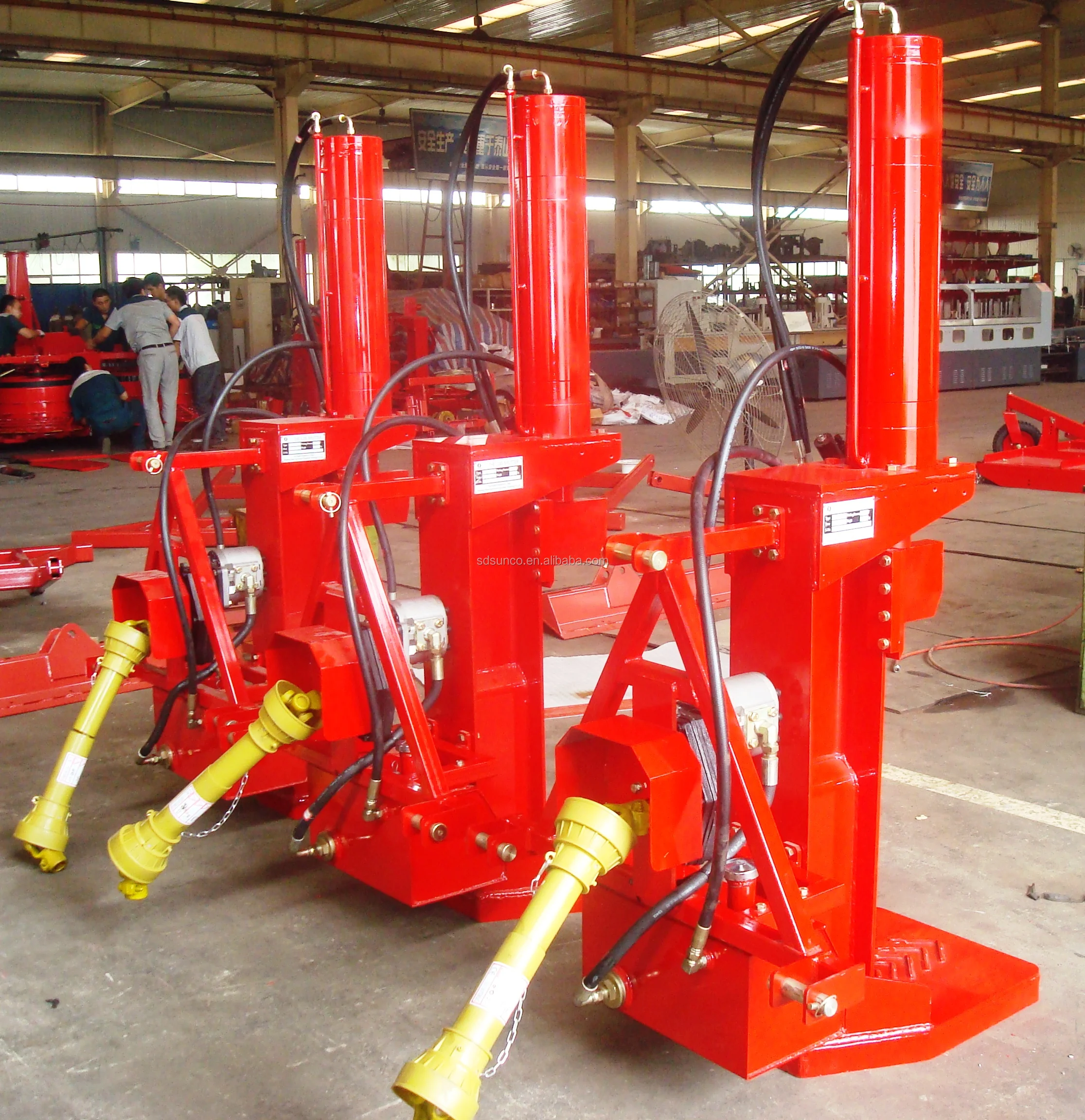 mini tractor powered 3 point hitch hydraulic log splitter for sale