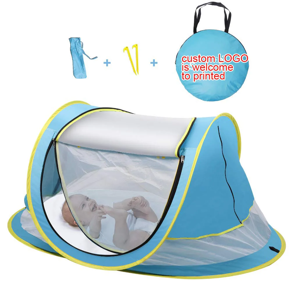 

Portable Baby tent Pop Up Travel Bed Sun Shelters for Infant, Optional