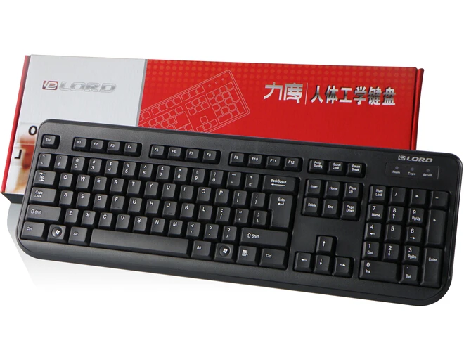 Best Price Standard USB Wired Keyboard English+Arabic Layout