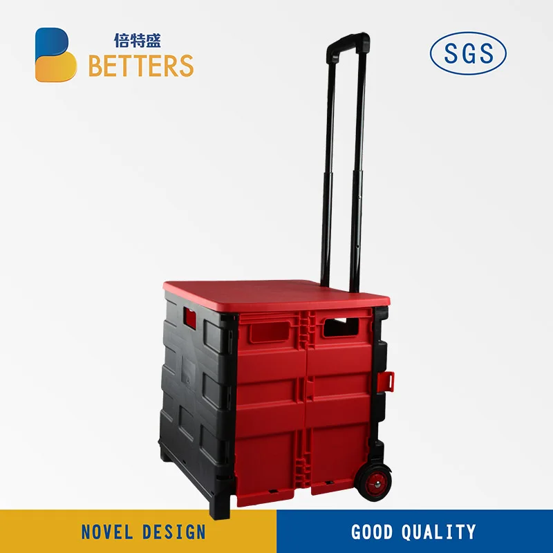 
Folding Boot shopping Cart /Trolley/ Crate Shopping Trolley on Wheels 