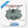 High quality CATV-OUTDOOR fiber optic outdoor three way cable tv splitter and tap