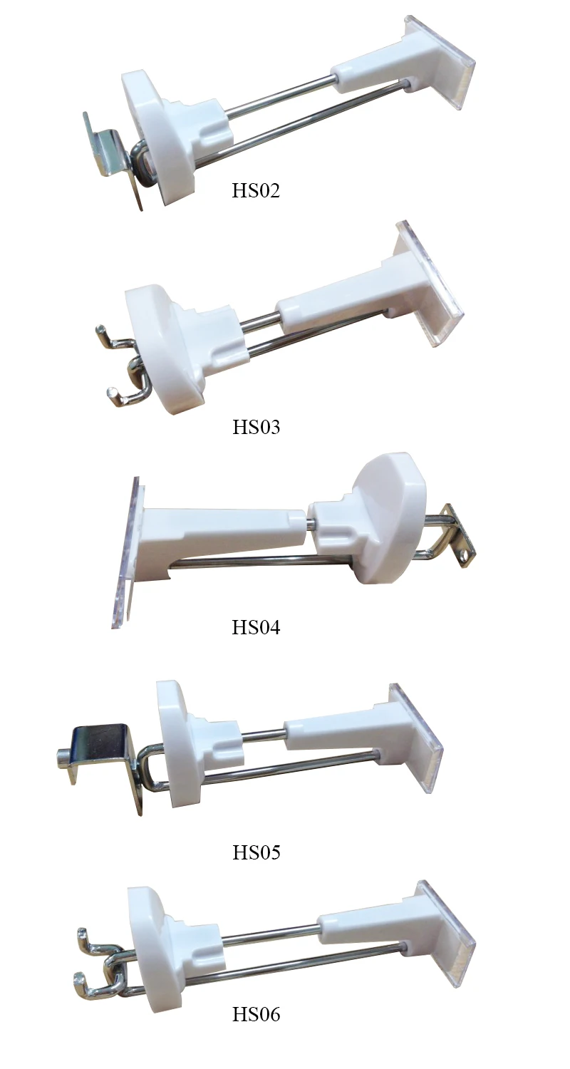 Security Hanging Hook For Slatwall Pegboard Walled Display Antitheft