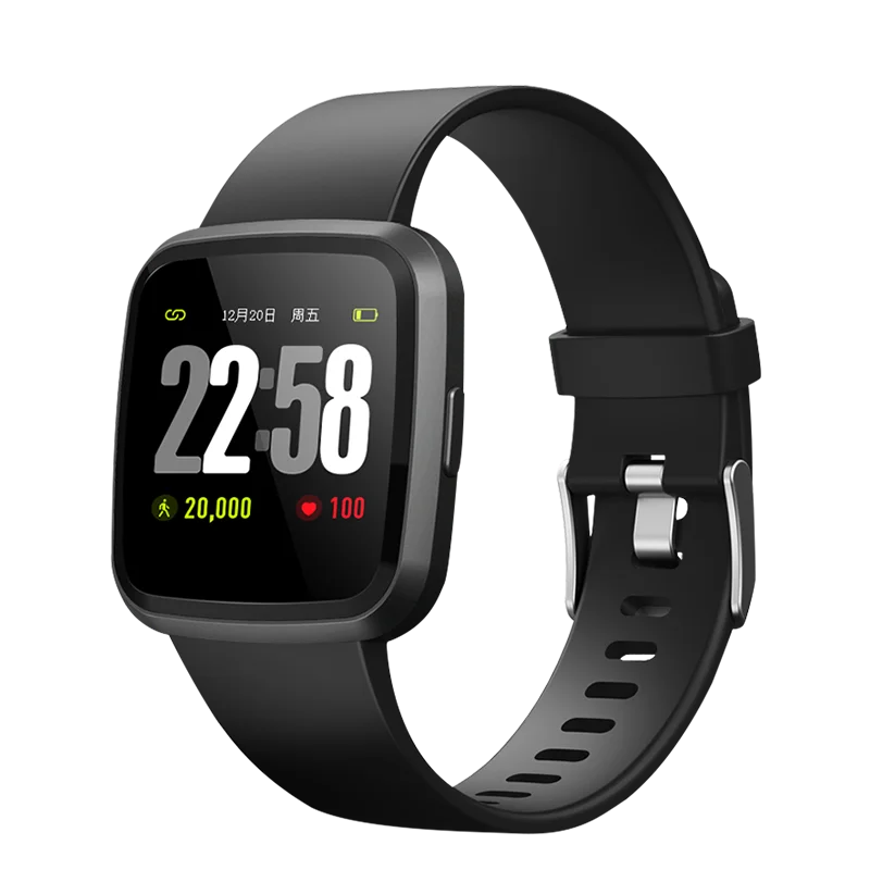 

FITUP v12 Blood oxygen HRV Sleep monitor smart watch multi-function smart watch, Black;grey;blue;purple bluetooth smart watch bracelet