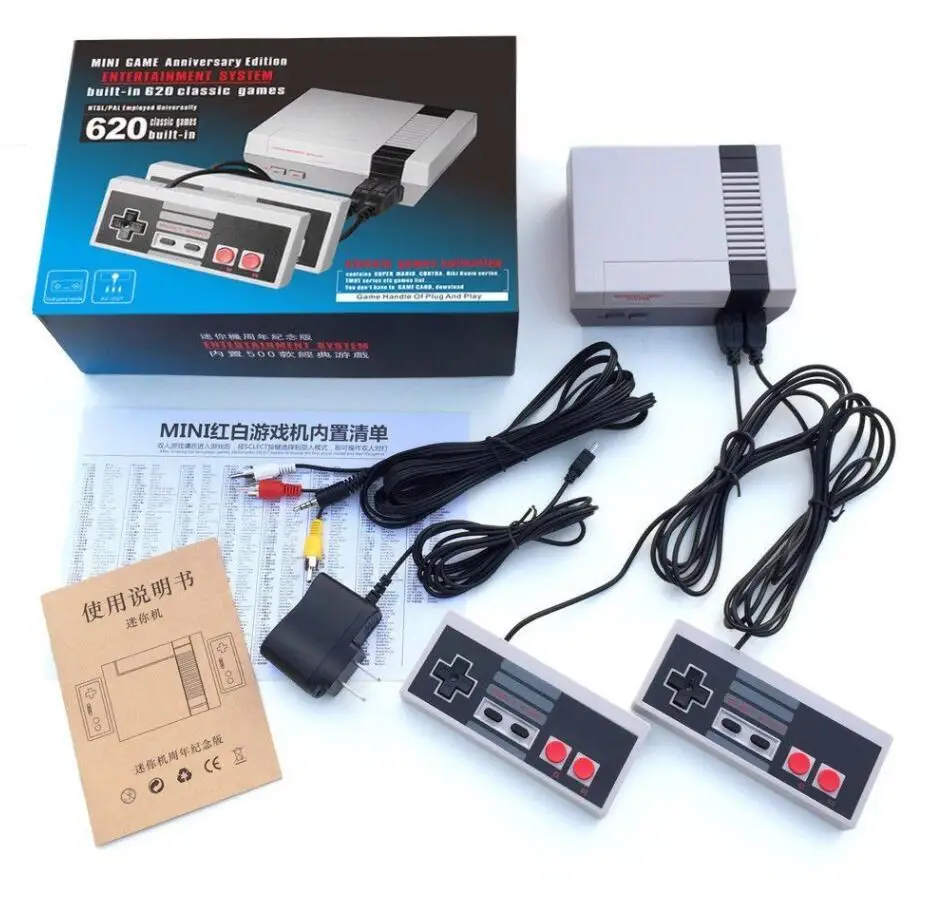 

Mini Retro TV Game Console Built-in 620 CLASSIC GAMES