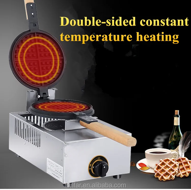 Stainless Steel Korean Waffle Maker /thin Waffle Machine /snack Food