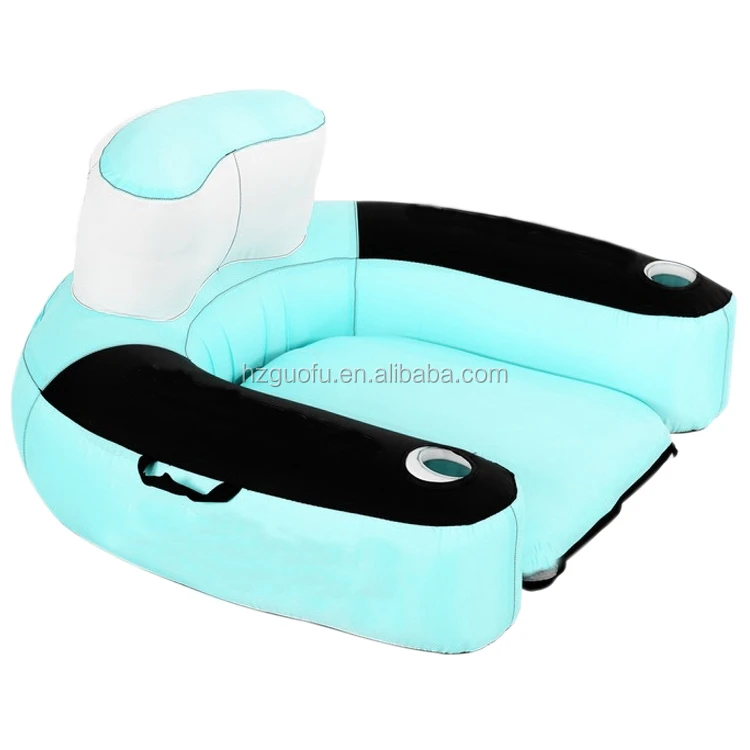 Customized Inflatable Pool Water Floating Lounge Chair For Adults And