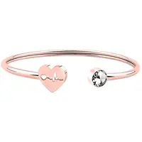 

New Style Dainty Heartbeat Stethoscope Cuff Bracelet Gift for Nurse Doctor Medical Student