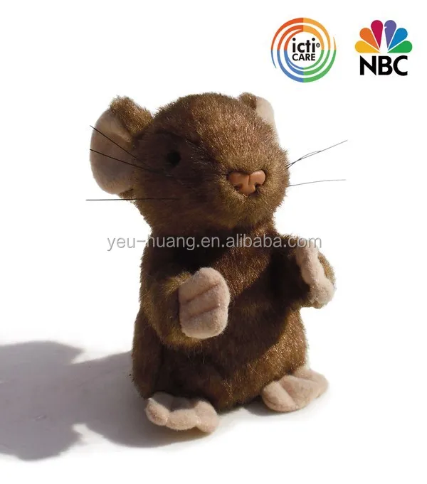 realistic stuffed mouse