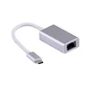 Aluminum Case USB Type c to 1000Mbps Gigabit Ethernet/lan/RJ45 adapter OEM Manufacturer