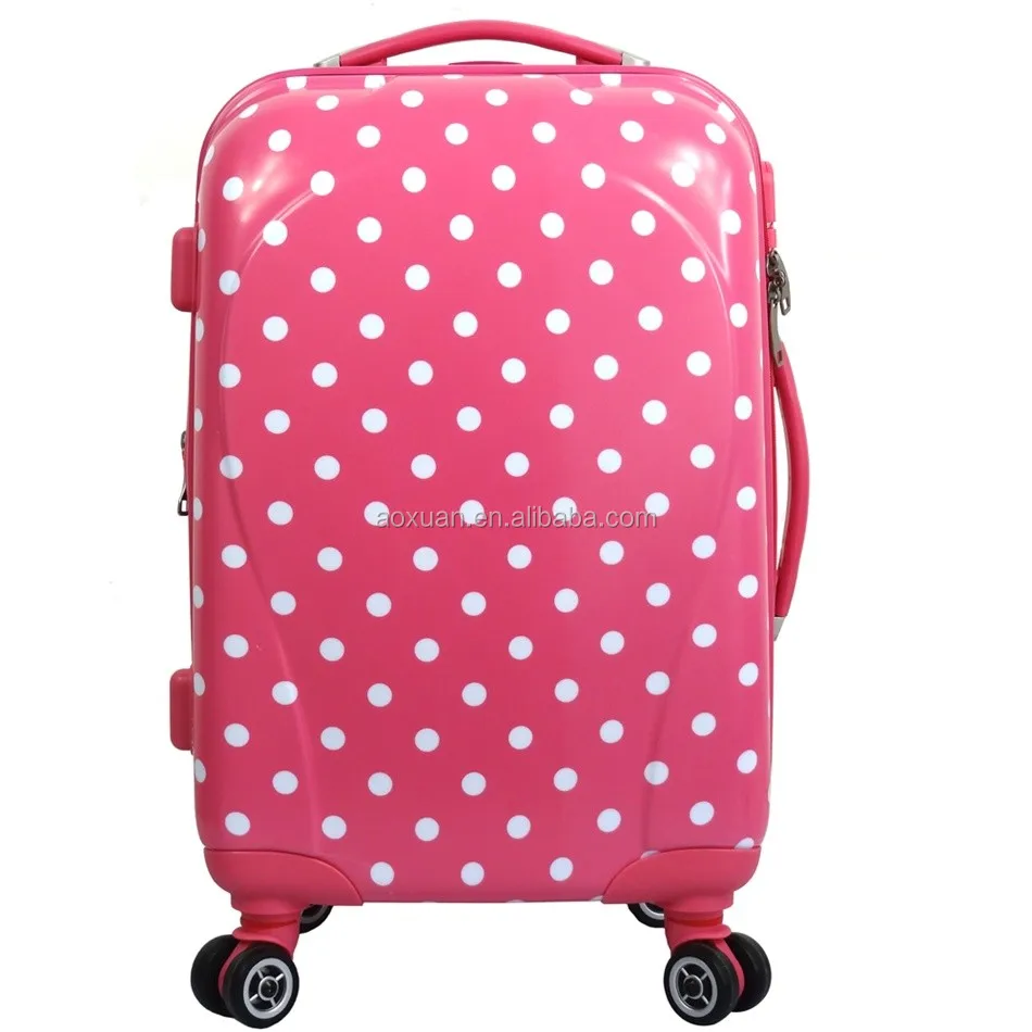 pink trolley bag