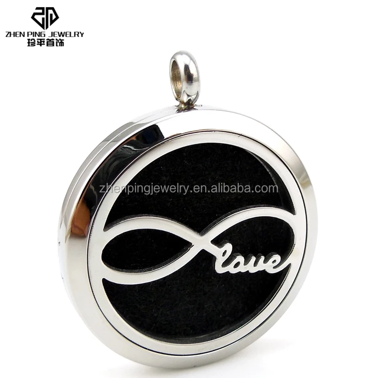 

Taobao Infinity Love Essential Oil Diffuser Silver Pendant