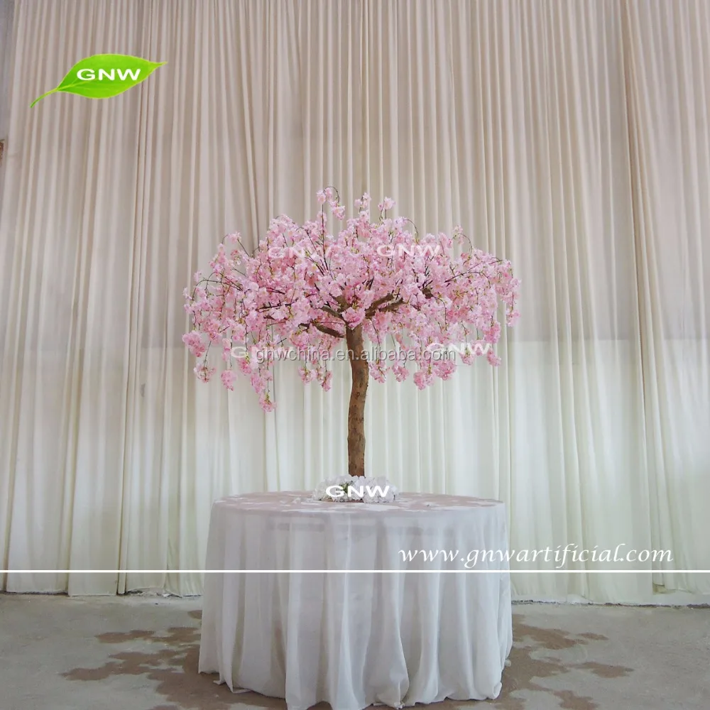 Gnw Ctr1605008 Table Decoration Fake Cherry Bonsai Tree Silk Flower Gnw Ctr1605008 Table Decoration Fake Cherry Bonsai Tree Silk Flower Pink Artificial Blossom