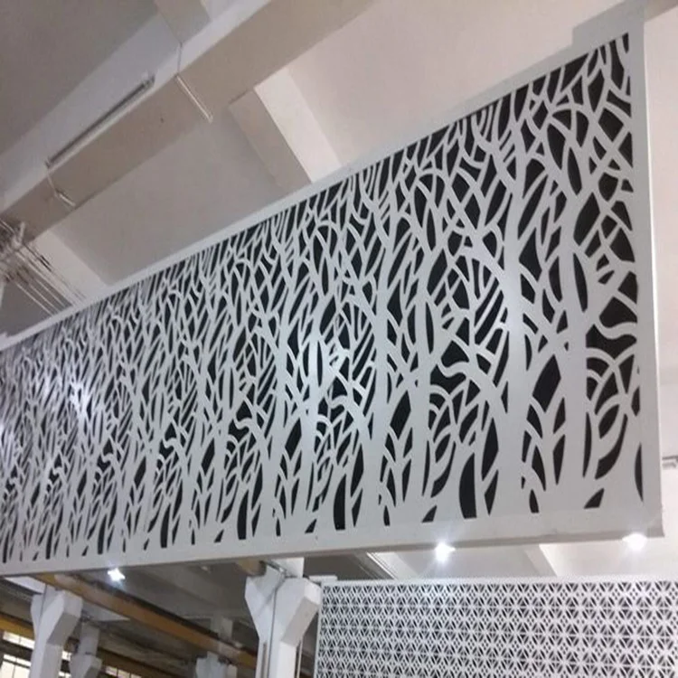 

6' H x 4' W Laser Cut Metal Privacy Screen