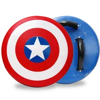 

taekwondo kick Captain America shield boxing training round kicking pads