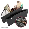 2 in 1 Universial fit removable car seat gap filler storage pockets box for phone sunglasses keys