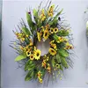 factory supplier artificial Christmas Flower Candle Ring /Wreath