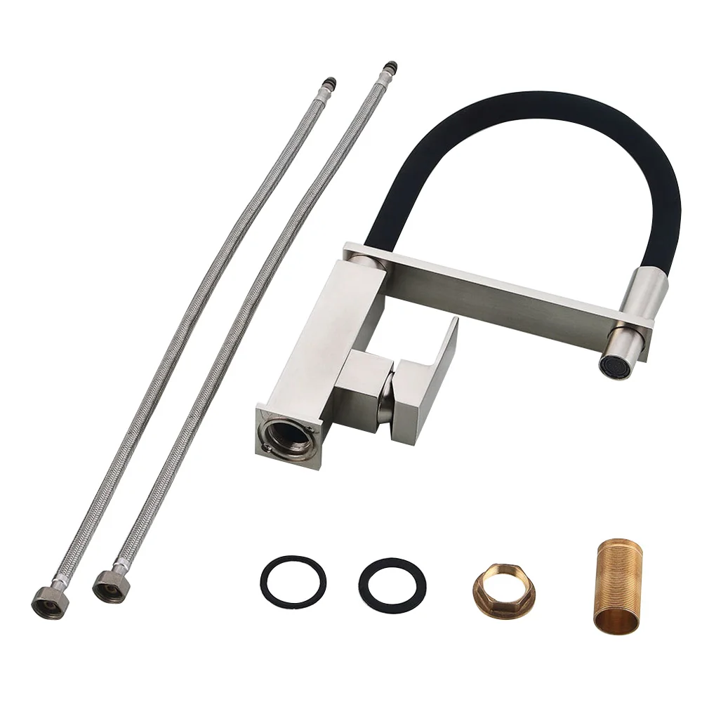 Upc Flexible Hose Long Reach Extendable Mixer Pull Down Sink Kitchen