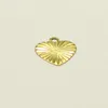 13mm heart table charm flamingo gold filled charm