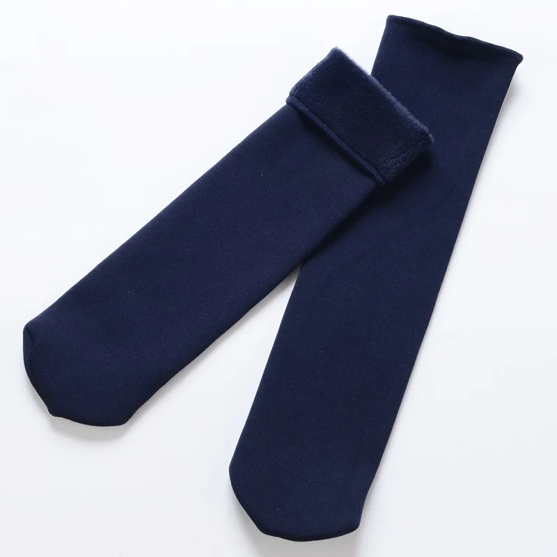 W8423 Winter Crew Thick Fleece Lined Trouser Women's Winter Warm Socks