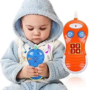 Puraid(TM) Baby Kids Learning Study Phone Toy Musical Sound Cell Phone Children Educational Toy Phones FCI#