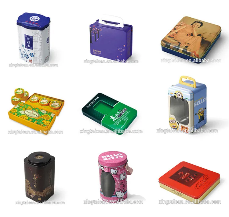 beautiful rectangular secret diary storage tin box