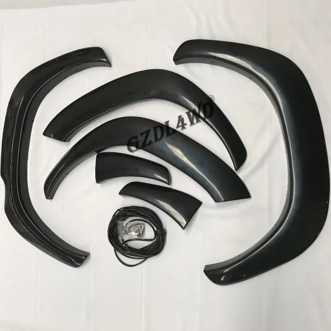 Revo Auto Part Mudguard Black Body Kits Mud Flaps 4pcs For Hilux Pickup Accessories