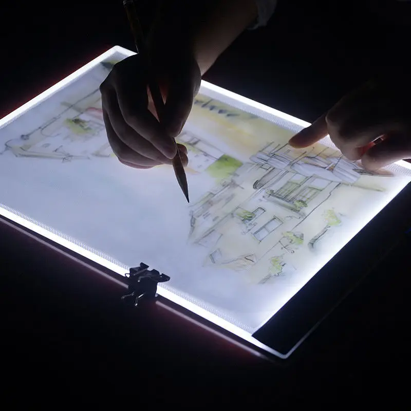 A4 LED Light Pad IVAOOZE Wireless Light Pad For Diamond Painting, Drawing Crafting Light Board For Tracing, Sketching