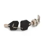 12mm Zinc Alloy Iron Keys Smart Security Quarter Turn lock For Advertising Machine