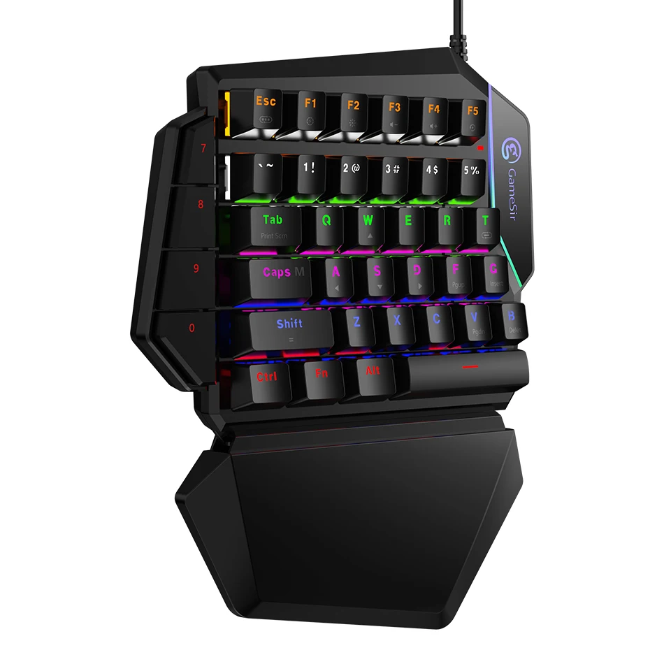 Wired Mechanical LED Backlighting Keyboard for FPS PUBG Fortnit Game, Optional Mouse and BattleDock