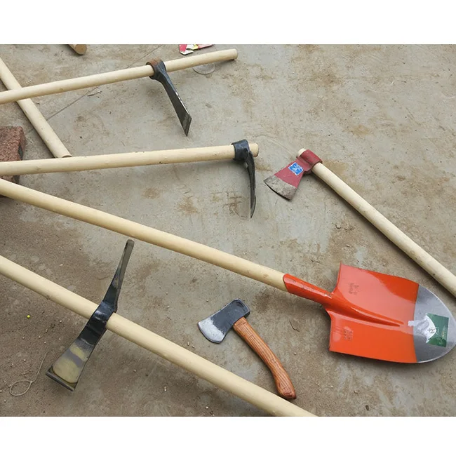 
Home usage garden tools accessories hardwood hoe handle wooden pickaxe handles 