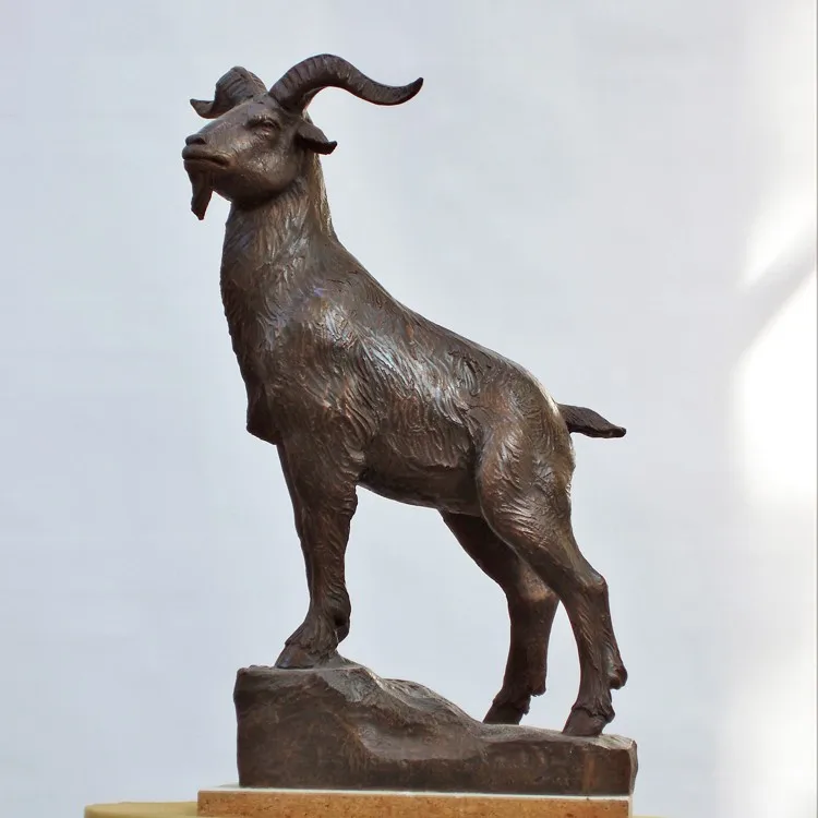 Custom Made Bronze Casting Goat Sculpture Buy Goat Sculpture,Garden Sheep Sculpture,Bronze