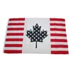 USA Canada Friendship American Canadian Combination 3x5 Flag
