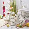 Small Fresh Wild strawberry pattern design Fine Bone China Cup And Saucer Coffee Set